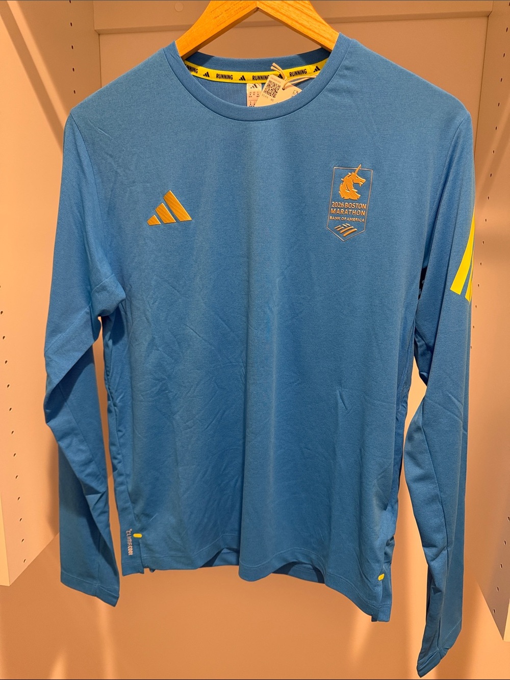NWT 2026 Boston Marathon adidas Long-Sleeve